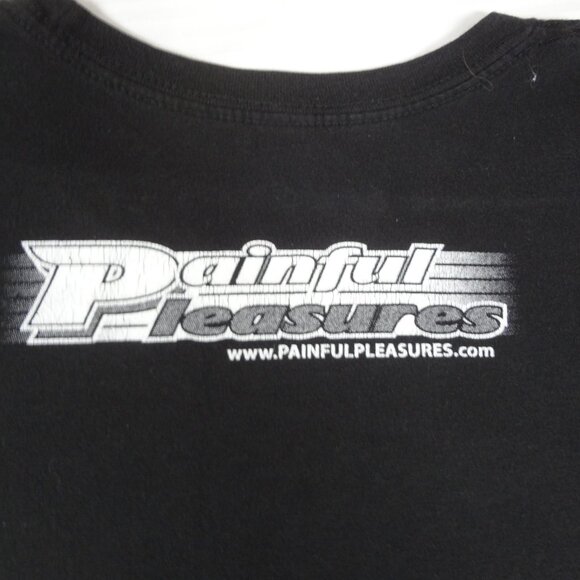 PAINFUL PLEASURES TATTOO SUPPLY RAT KING - BLACK XL T-SHIRT L222 (HOLES C PICS) - Picture 12 of 13